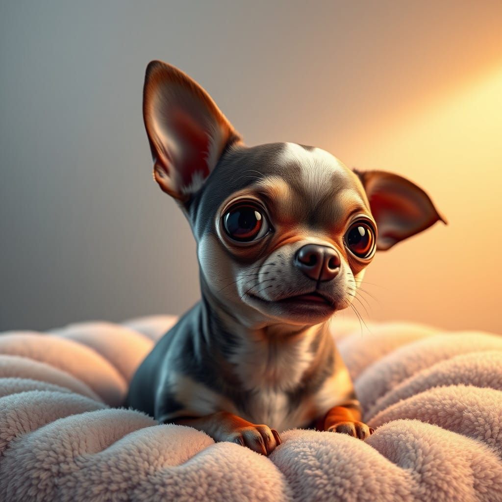Futuristic Realism Chihuahua in 8K Resolution