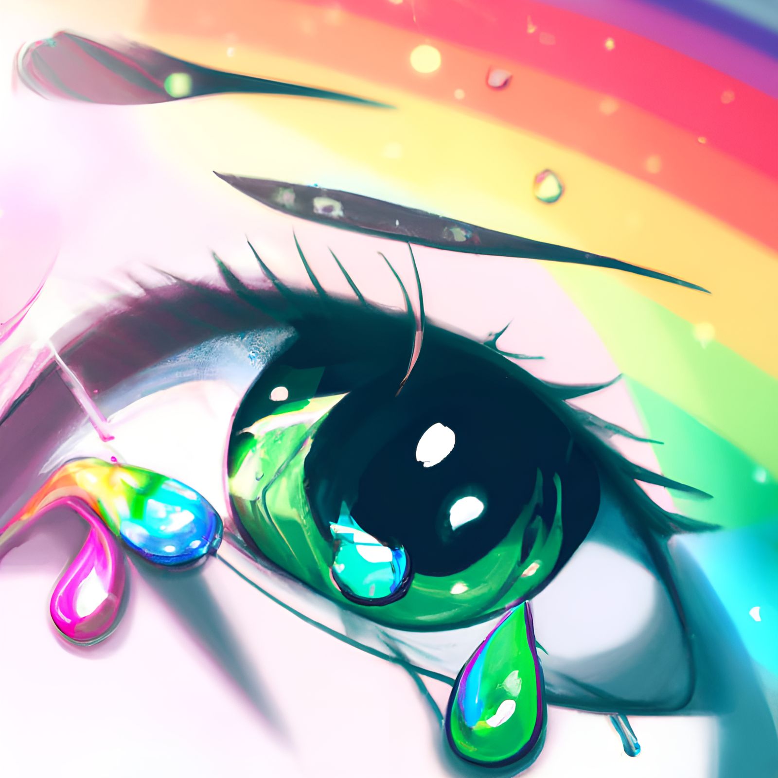 Rainbow Tears: An Award-Winning Digital Masterpiece