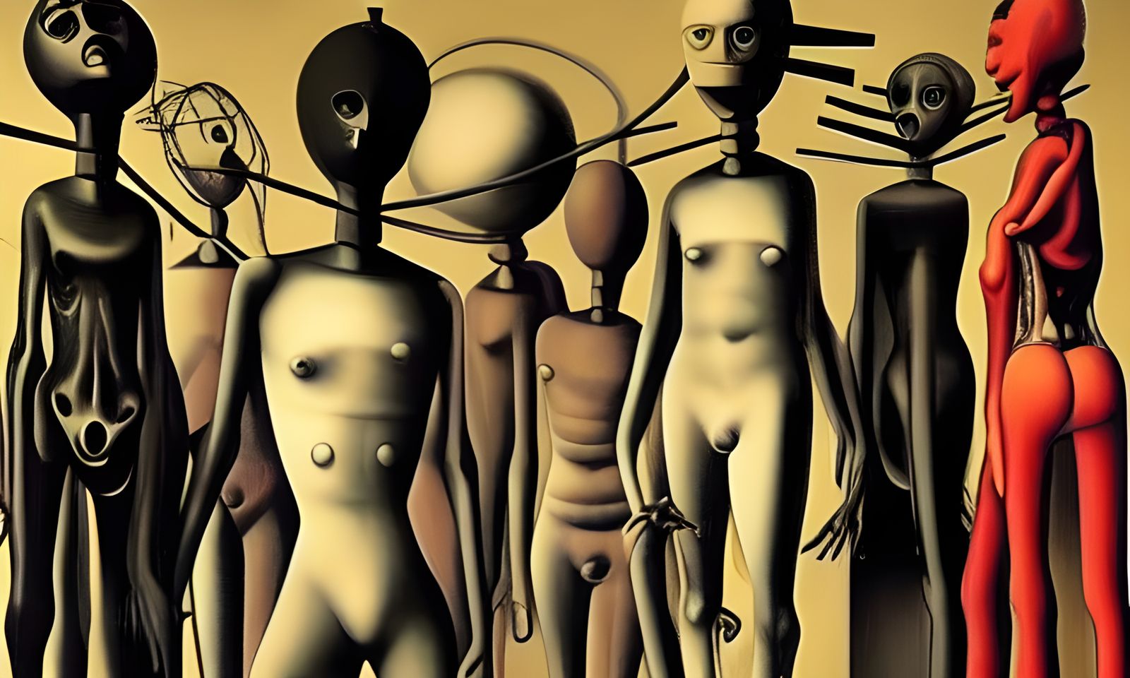 Surreal Underworld Mannequins Inspired by Metaphysical Art