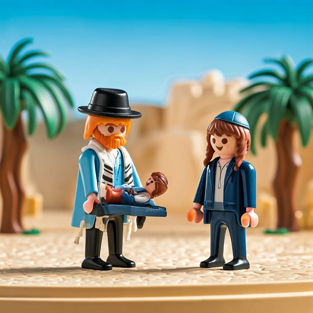 Playmobil Hasidic Jews Celebrate Lag BaOmer in Vibrant Color