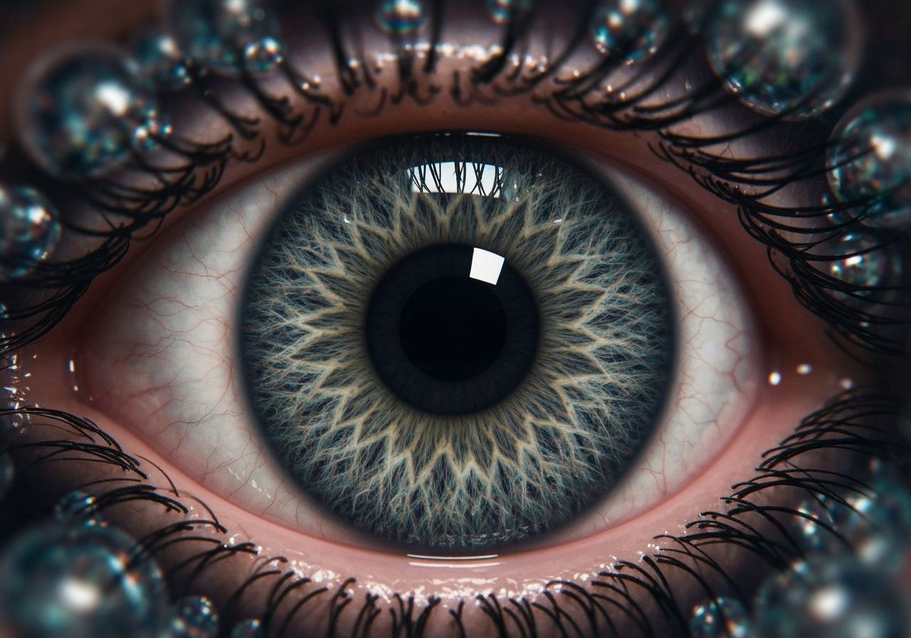 Kaleidoscope Eye: Ethereal Acrylic Art in 8k