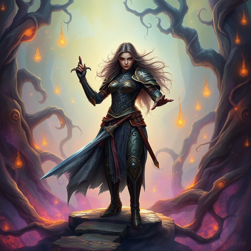 Mystical Warrior Emerges from the Helvault