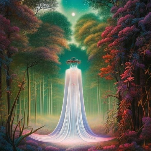 Fate Hybrid Woman in Mycelium Network