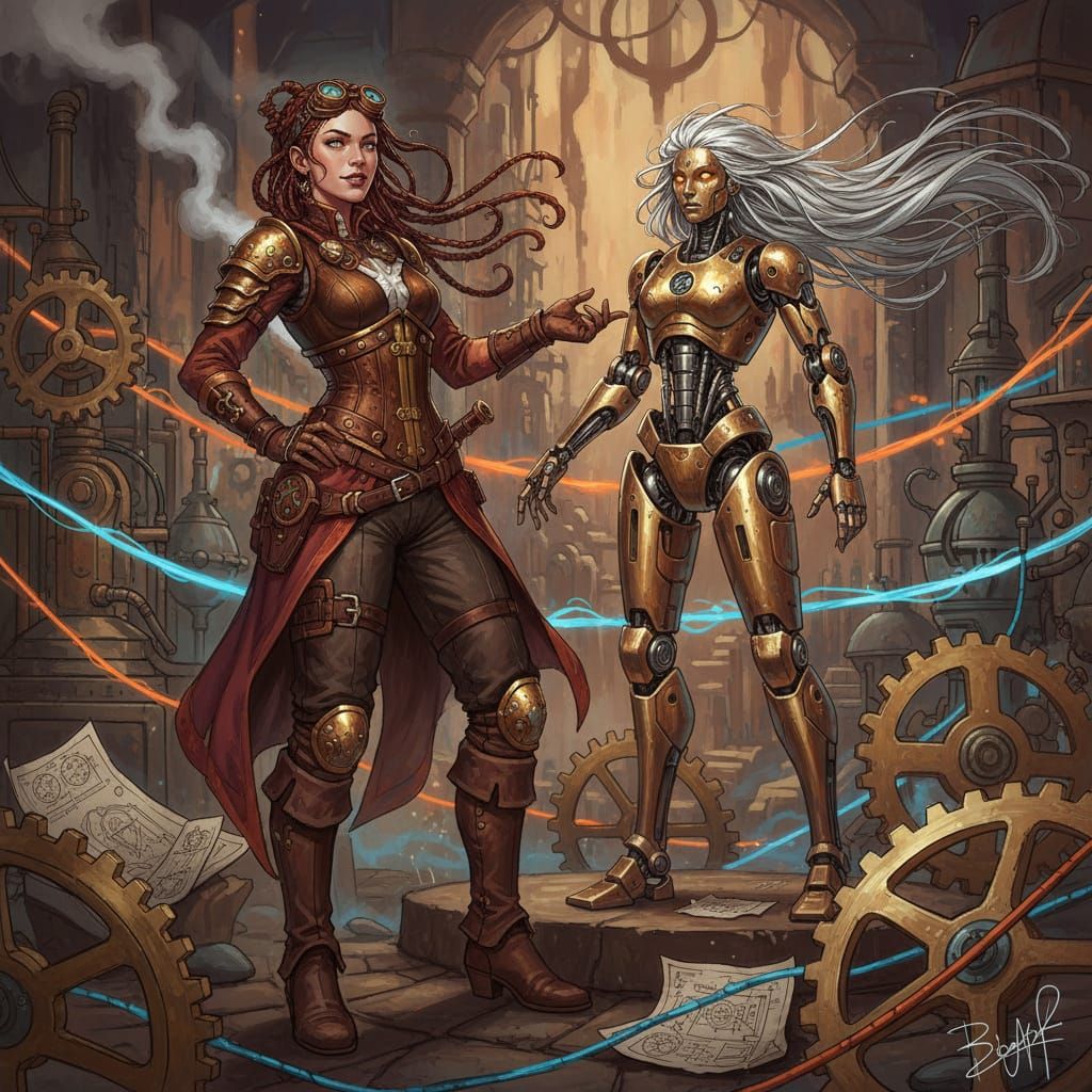 Steampunk Inventor Showcases Her Automaton Creation