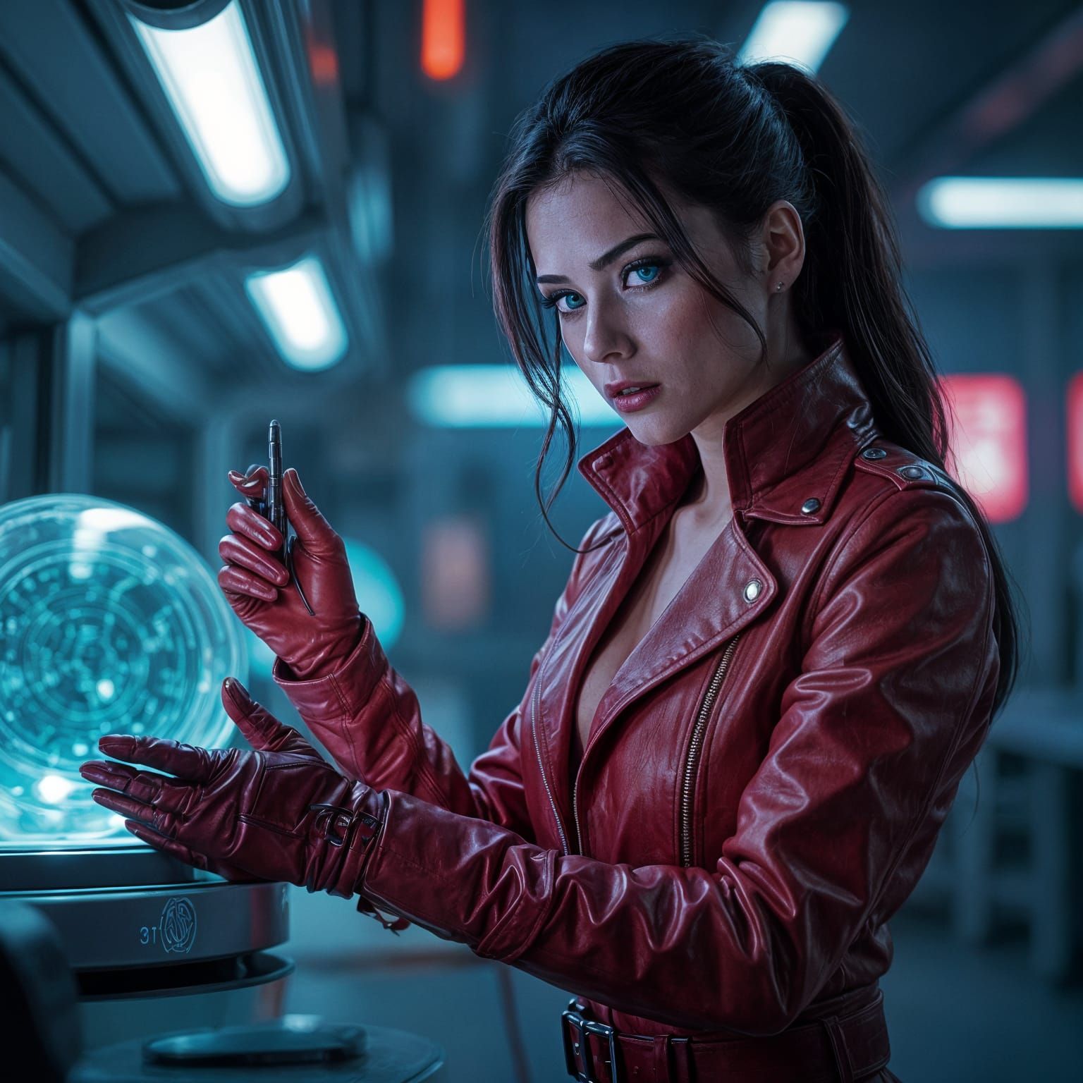 Alys and the mysterious object.