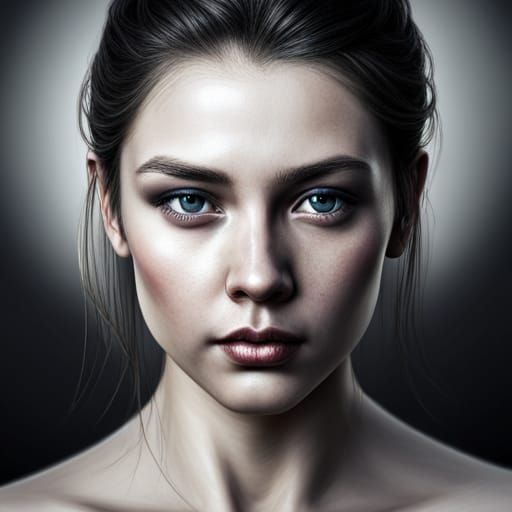 Hyperrealistic Portrait of a Teen Princess