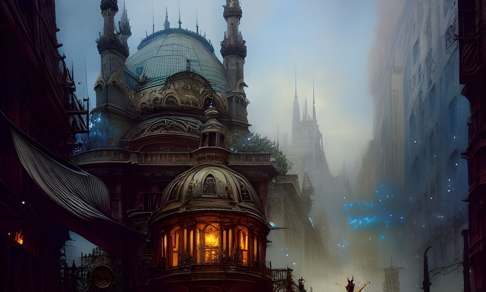 Magical Tenderloin in Hyperdetailed Digital Art