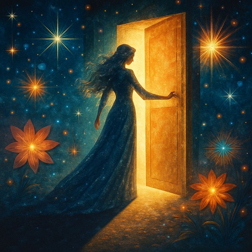 Starlight Woman Opens Portal to New World