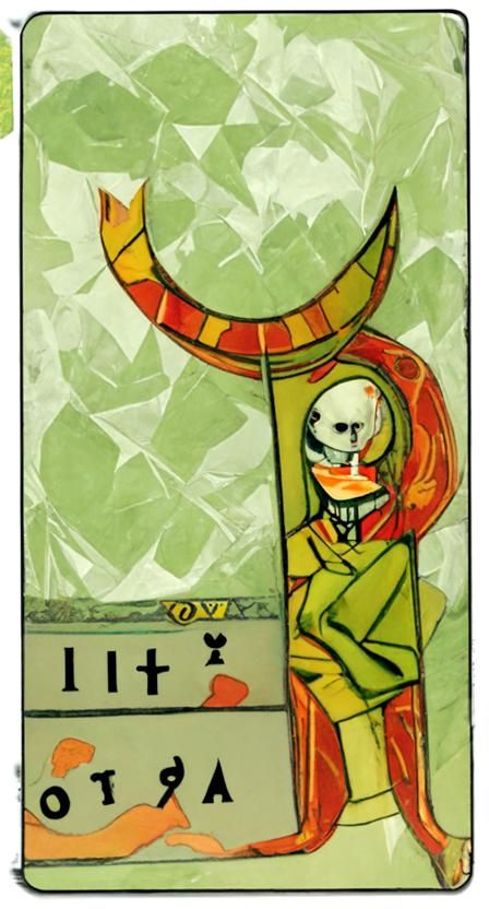 Lobotomy Corporation Tarot Card: 5 of Swords