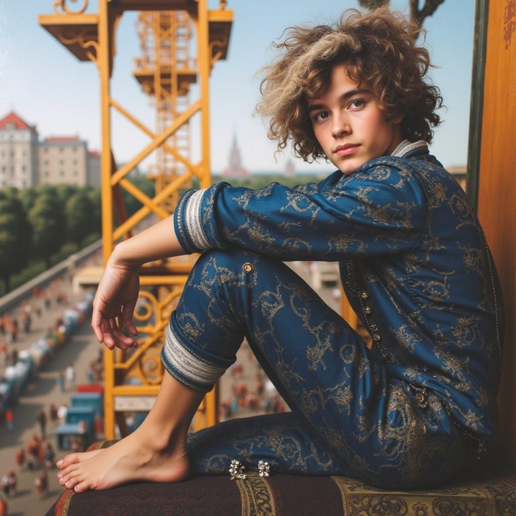 Regal Portrait of a Nobleman in Baroque Attire