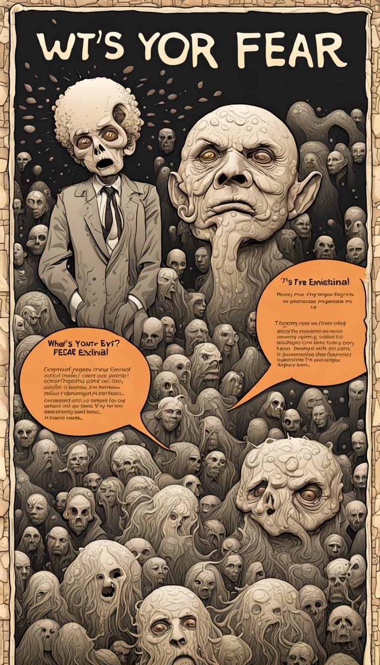 Existential Fear: An AI Generated Interpretation