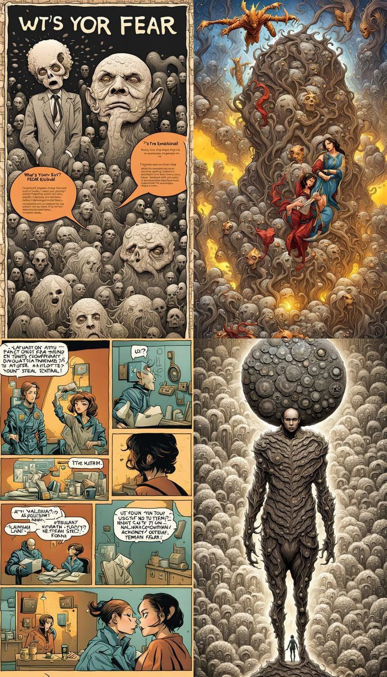 Existential Fear: An AI Interpretation