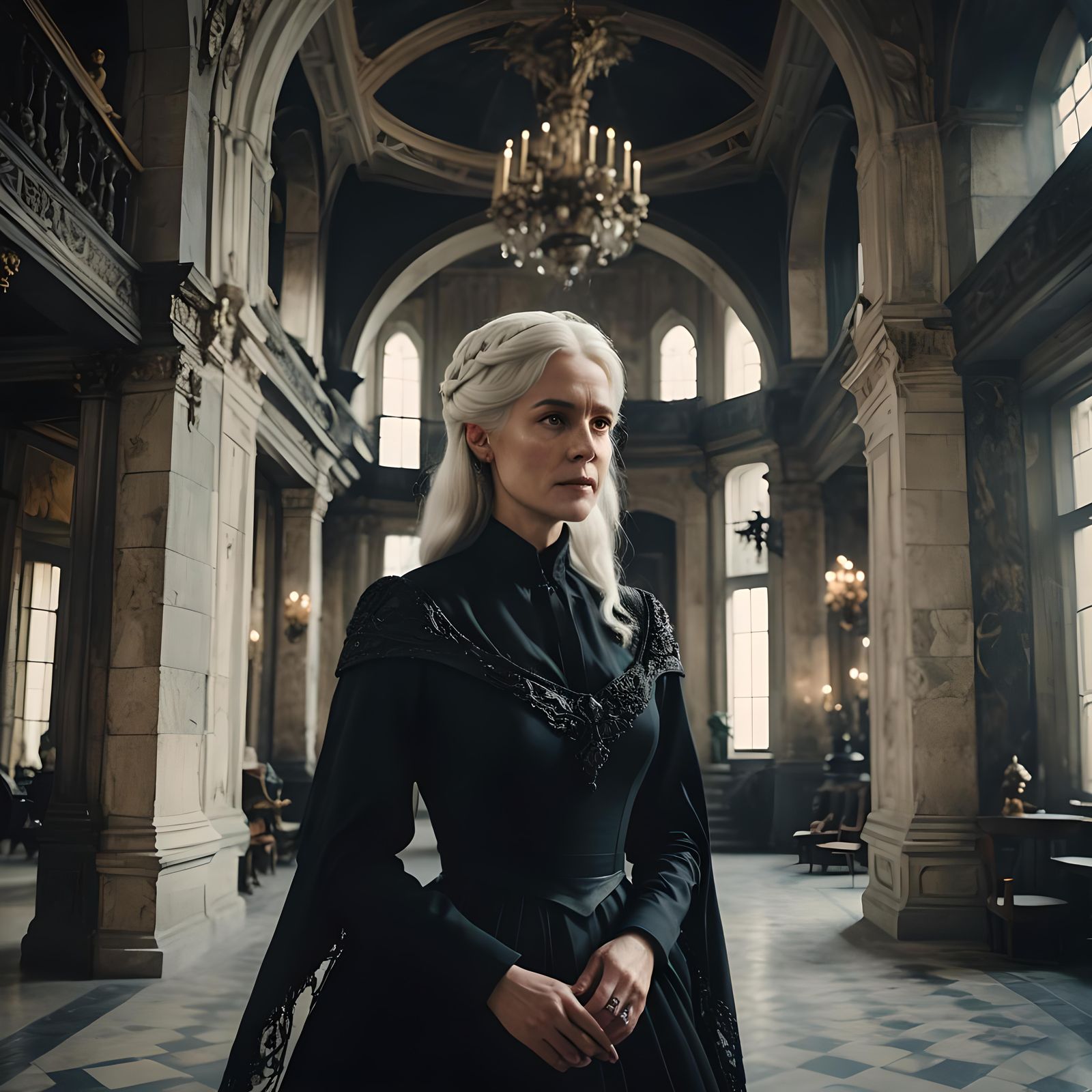 Cinematic Portrait of a German Princess