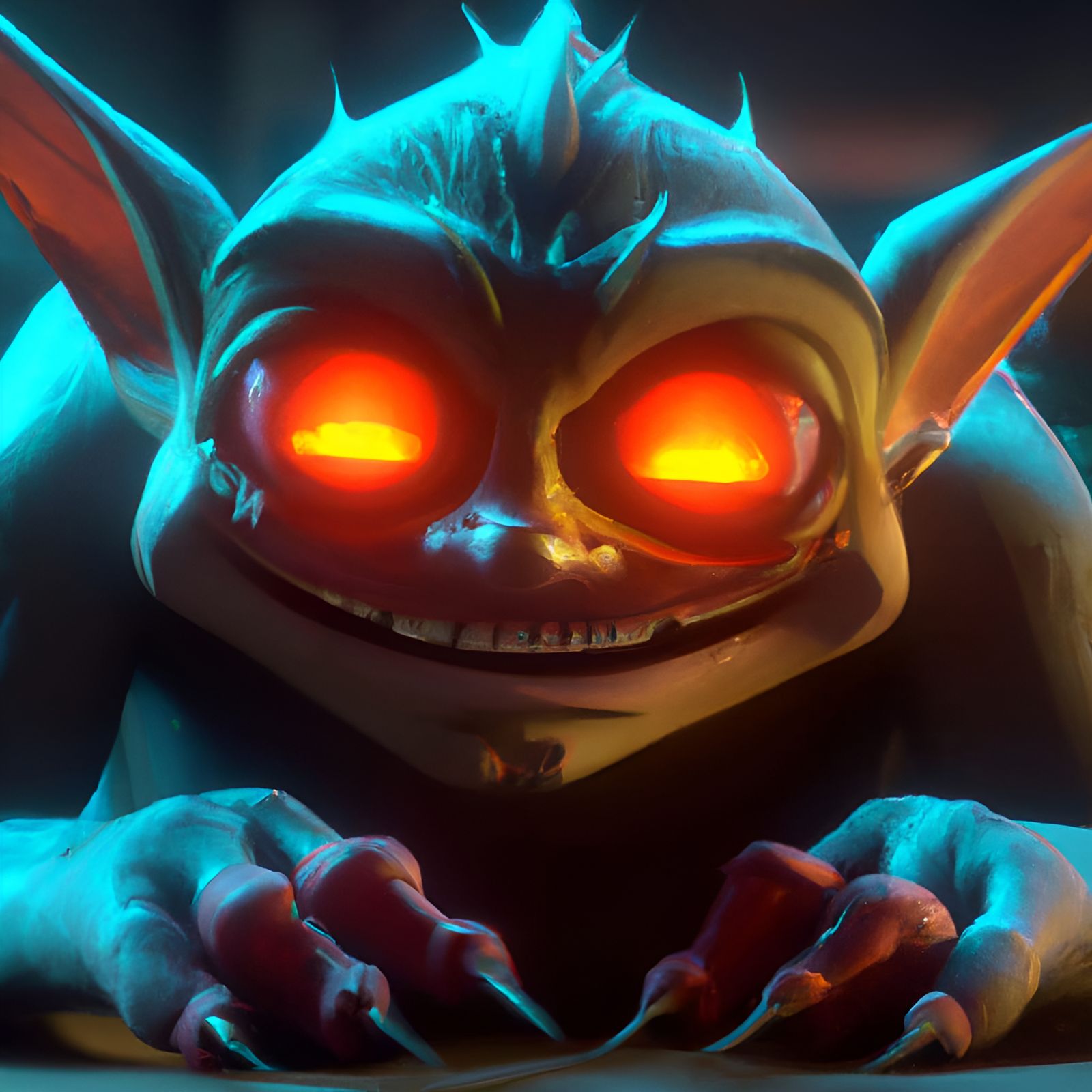Sinister Goblin Plays Deadly Joke in Studio Ghibli Style