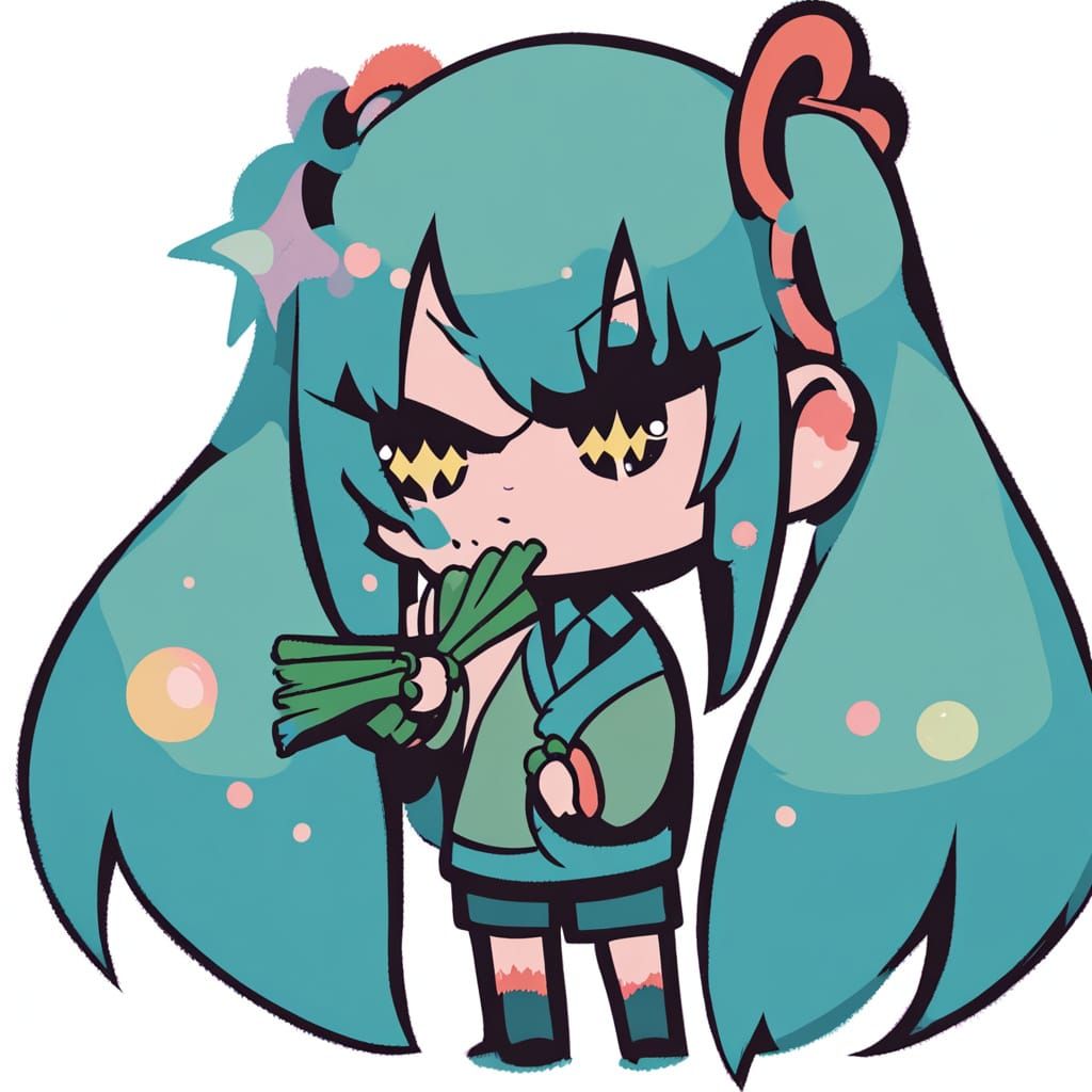 Kawaii Anime-Inspired Portrait of a Japanese Girl