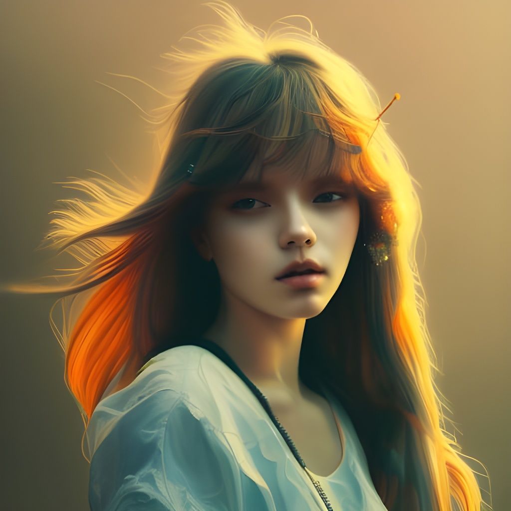 Fantasy Portrait | #14 | Villager Girl: Hana