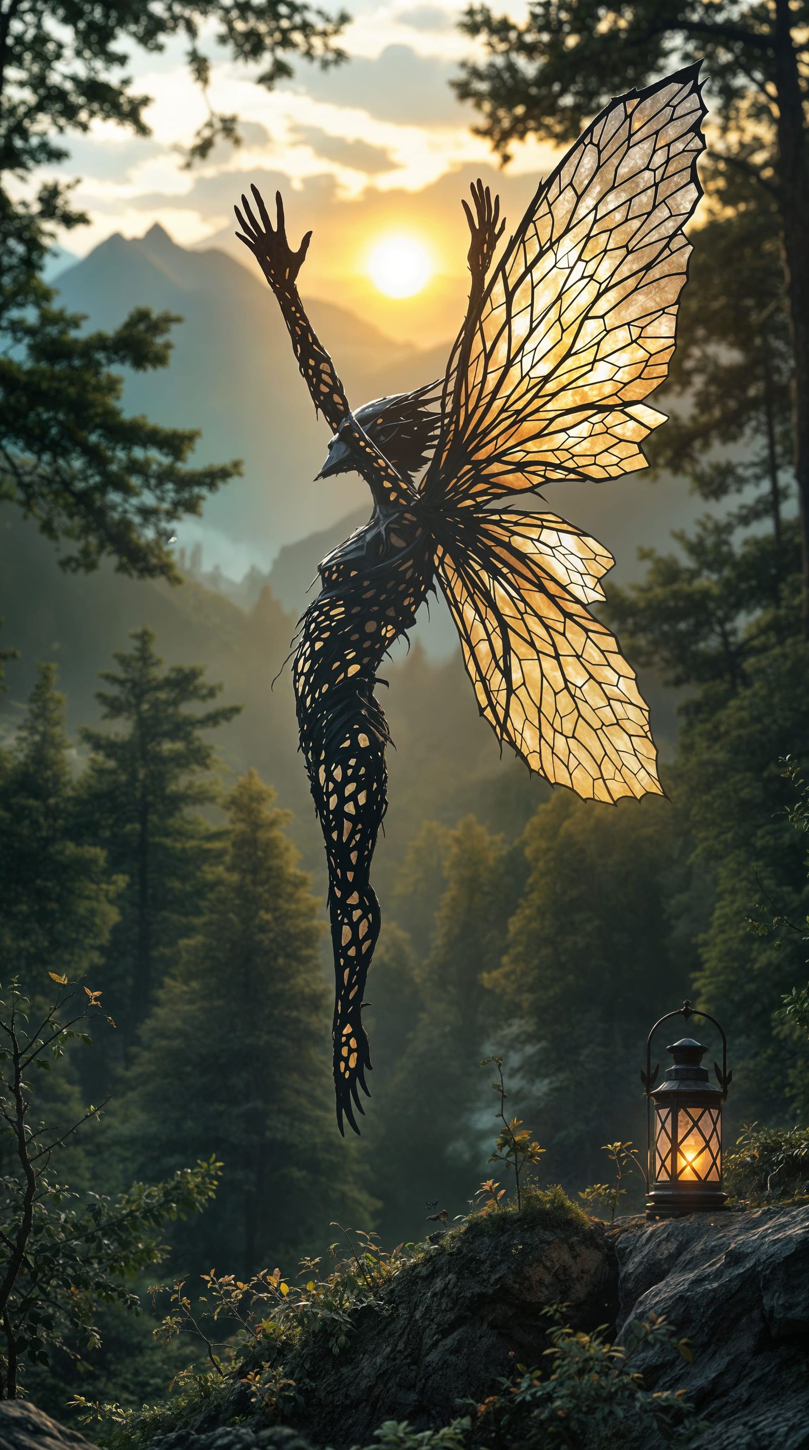 Primitive Fae Creature in Norwegian Wilderness