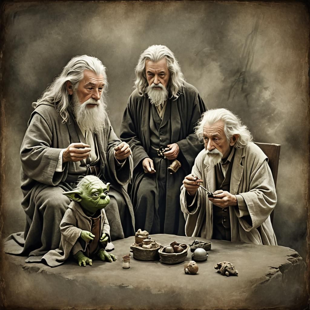 Gandalf, Einstein, and Yoda Discuss Magic