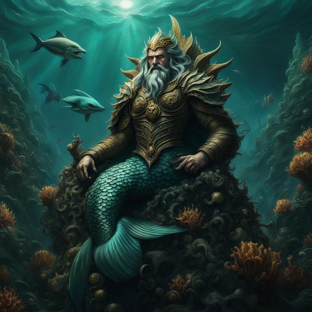 Dagon, Mermaid God of Sea Abundance