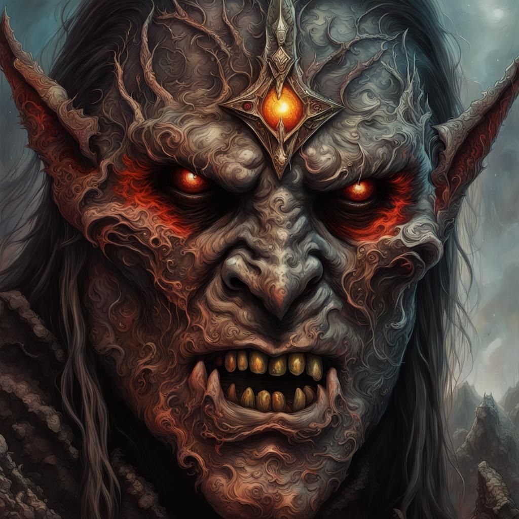 Orc Metal Band at Mordor Festival in Hyperrealism