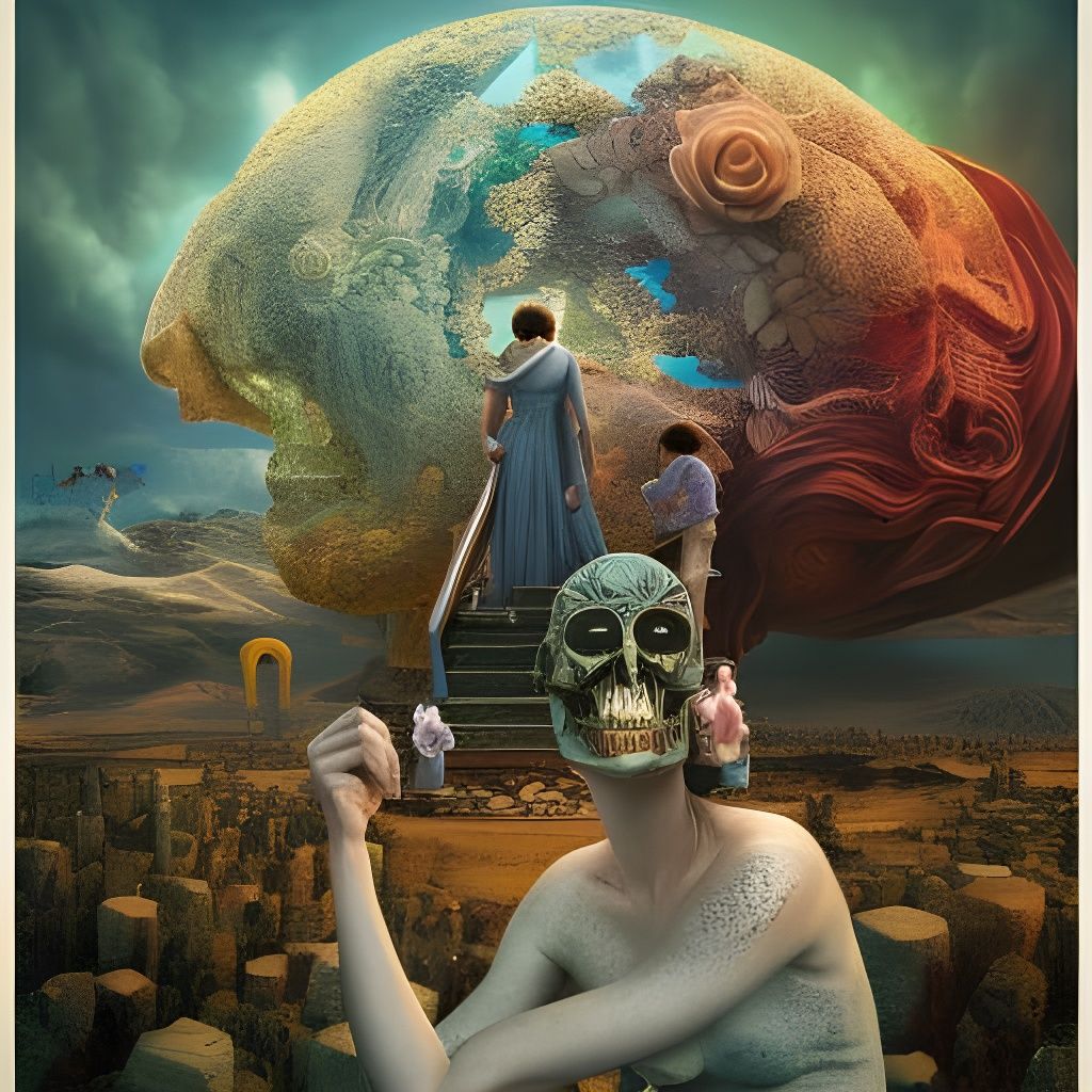 Surreal Lost Mind: Hyperdetailed Digital Art