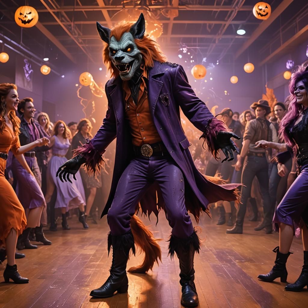 Monster Mash: Halloween Dance in a Matte Painting