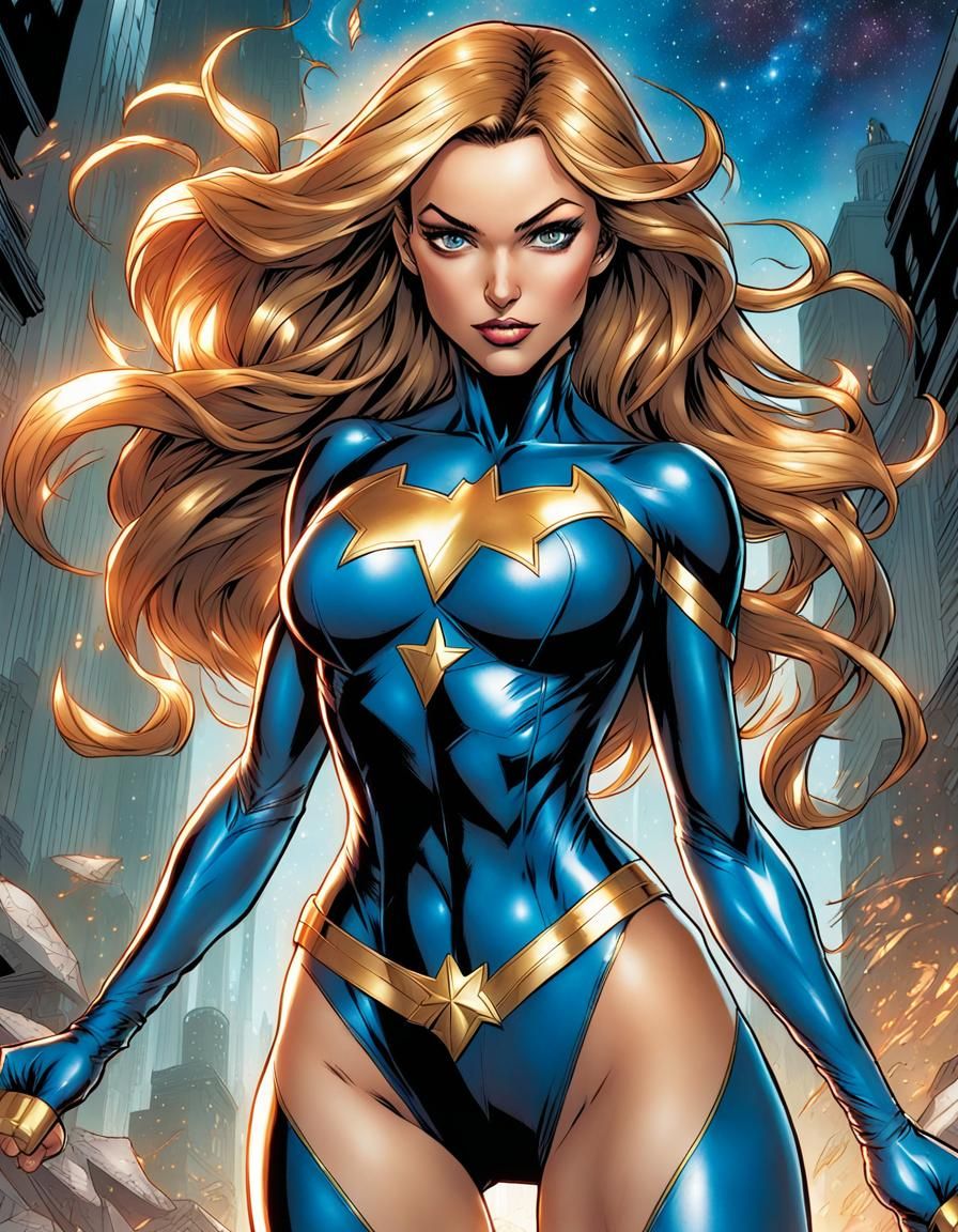 Stargirl Comic Art in J. Scott Campbell Style