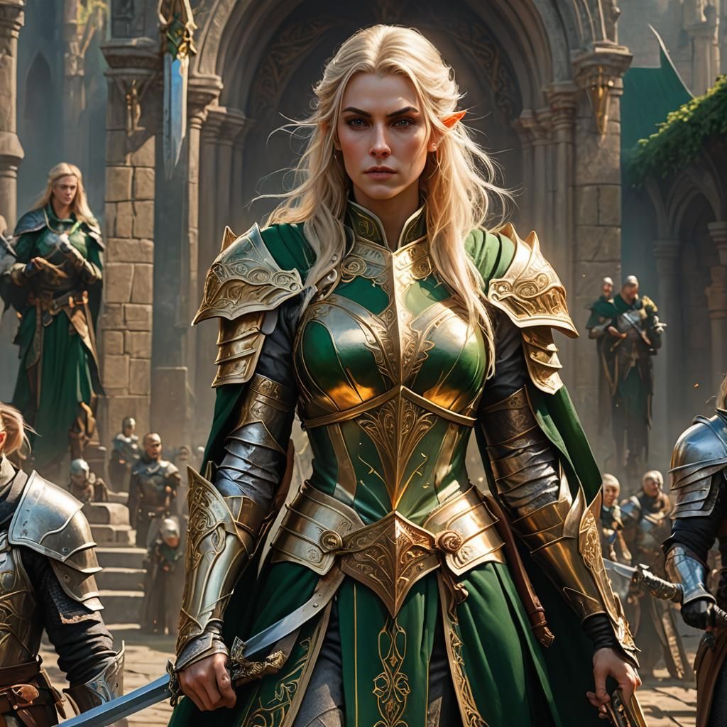 Heroic High Elf Paladin and Twin Brother