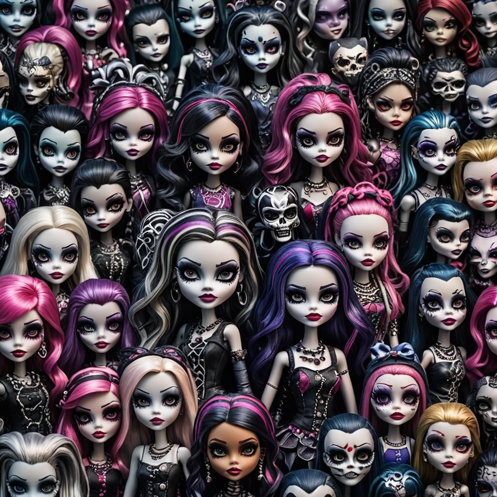 Monster High: Hyperrealistic Cinematic Character Portrait