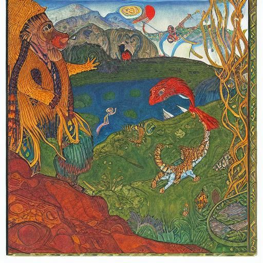 Cheb Urashka and Croc O'Deal Genes Pop-up Book