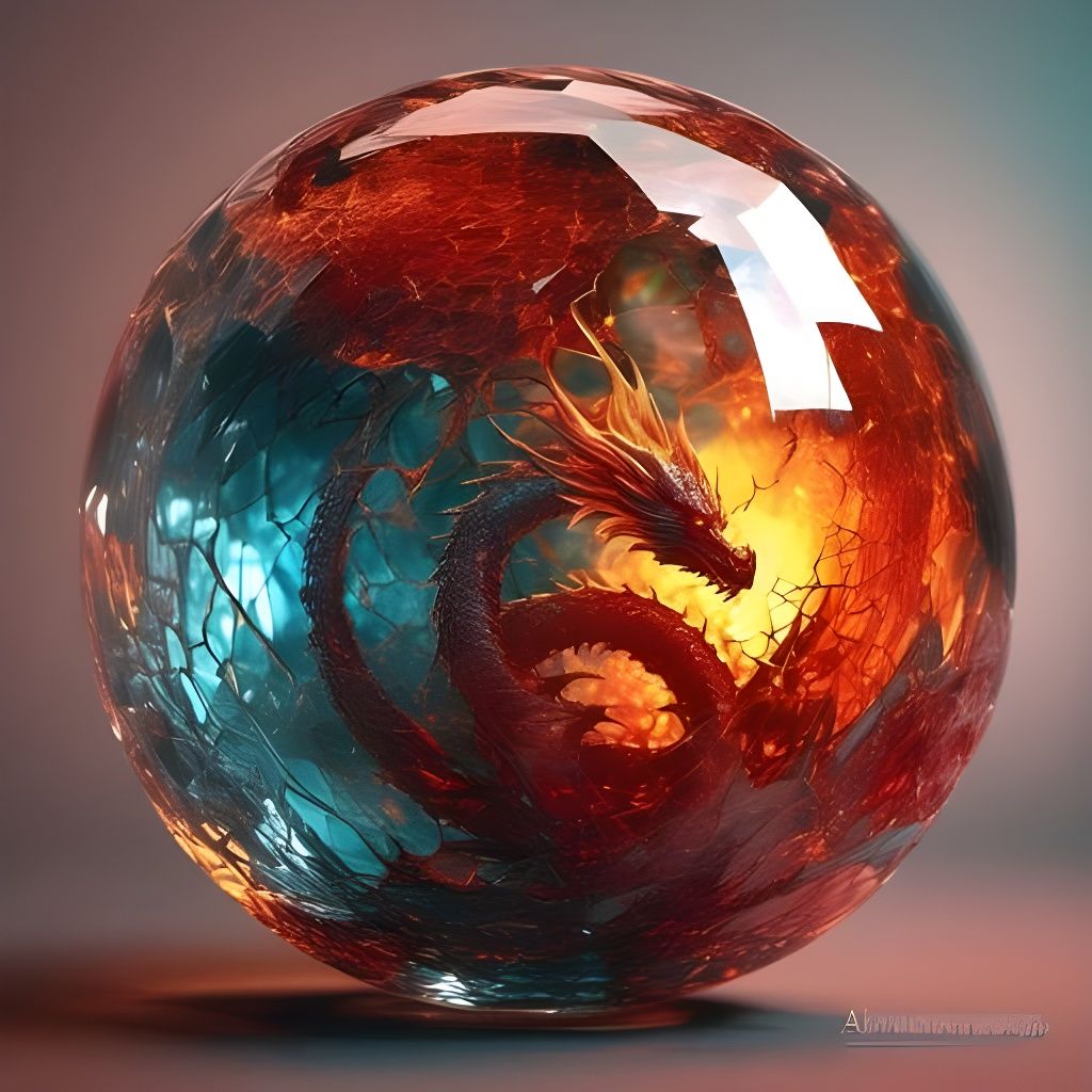 Abstract Fusion of Orange and Blue Hues