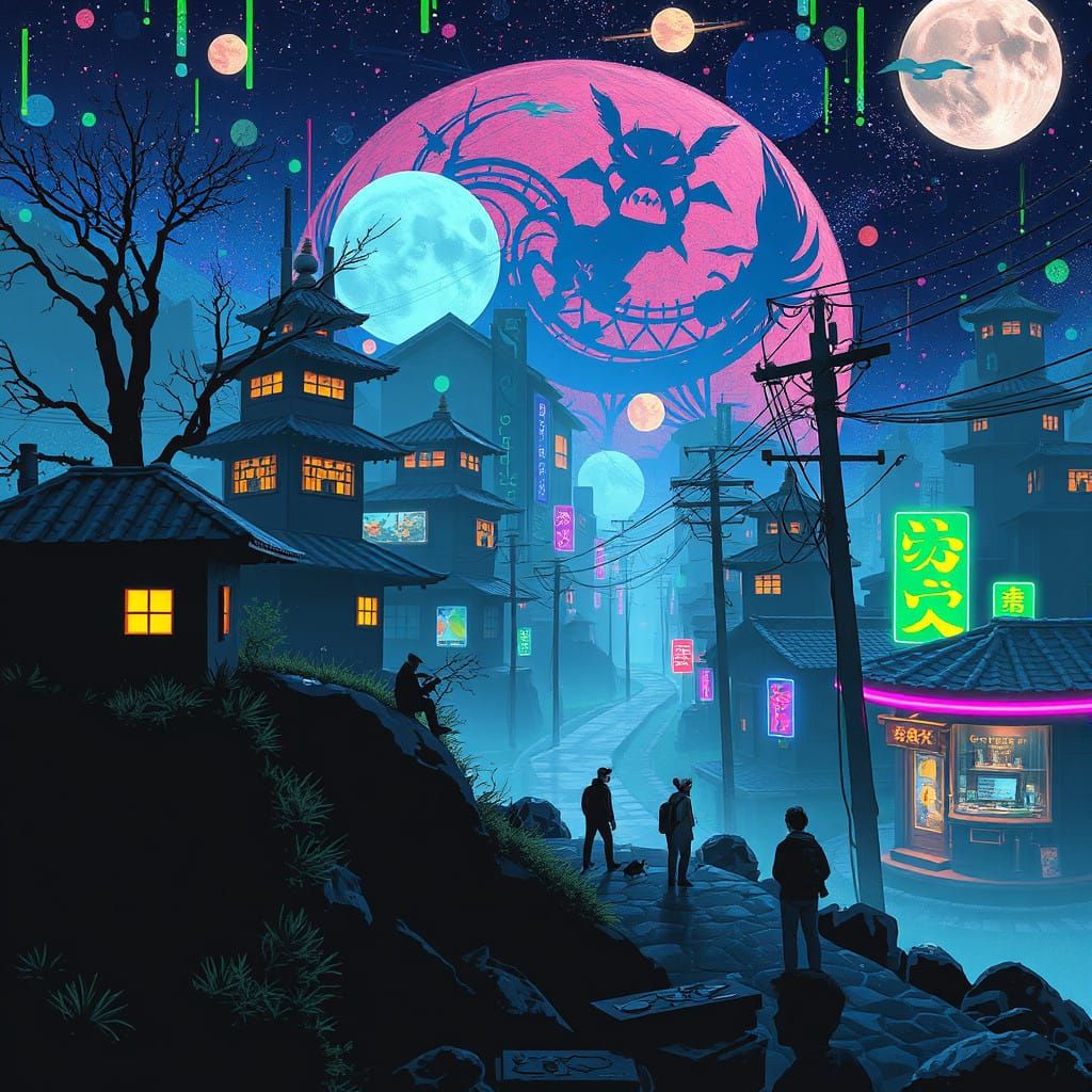 Cyberpunk Fantasy in a Biopunk Aesthetic