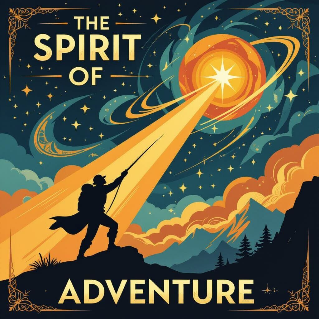 Olympic Poster: Explorer Reaches Celestial Body