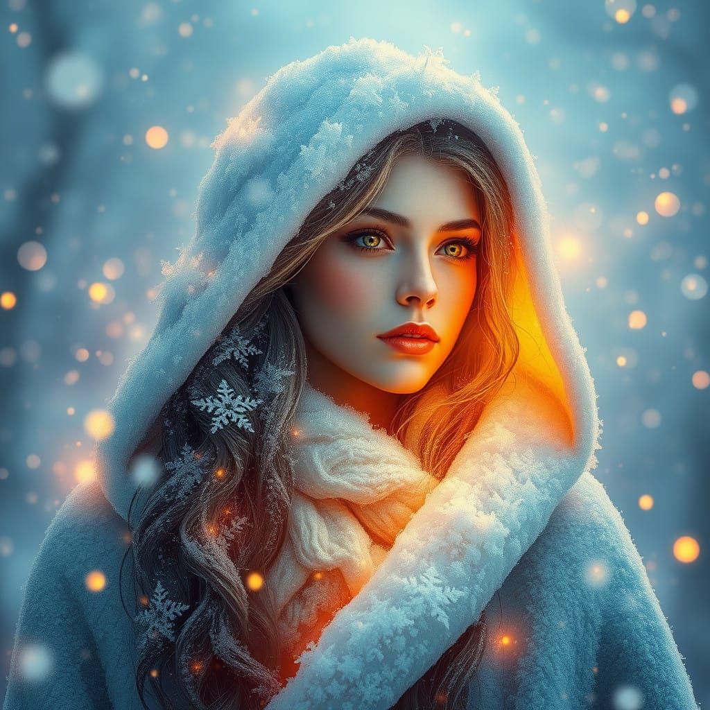 Snow-Kissed Mother Nature in Winter Wonderland