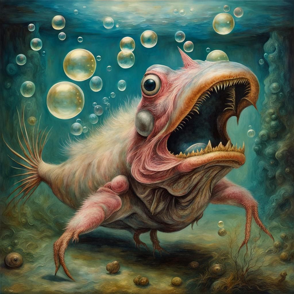 Surreal Underwater Transformation: Photographic Fear and Loa...