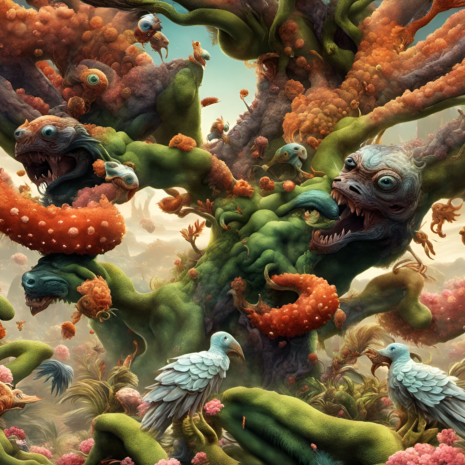 Alien Pets in Magical Realism, Detailed 8K