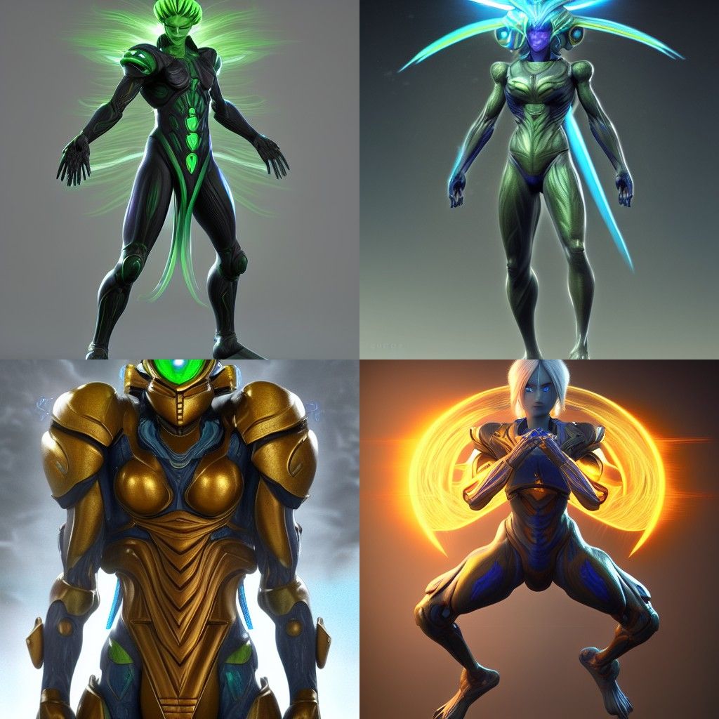 Composite Character Portrait in Biopunk Style