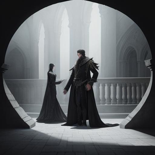 Mysterious Whispers in a Grand Hallway