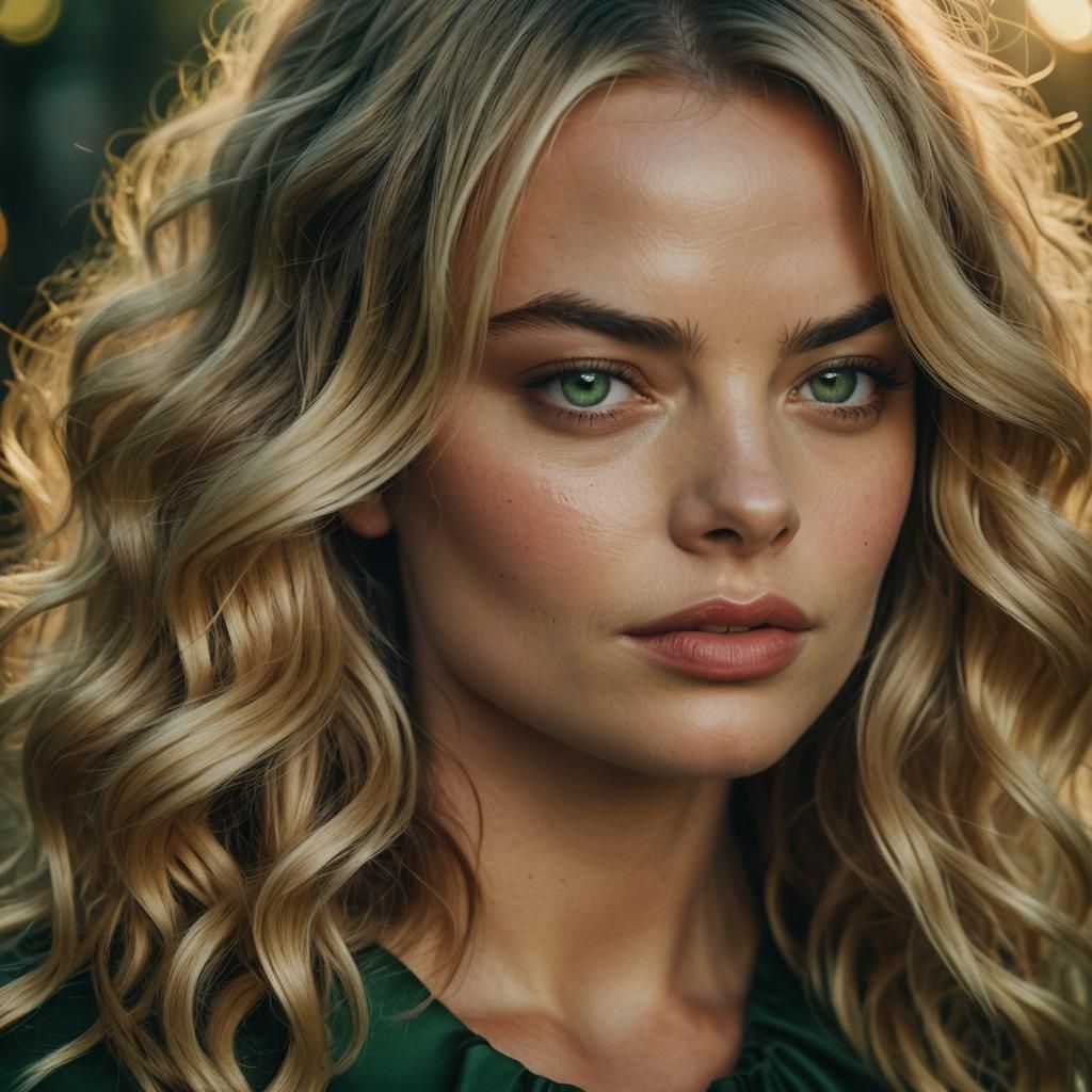 Cinematic Portrait of Two Women in Hollywood Glamour