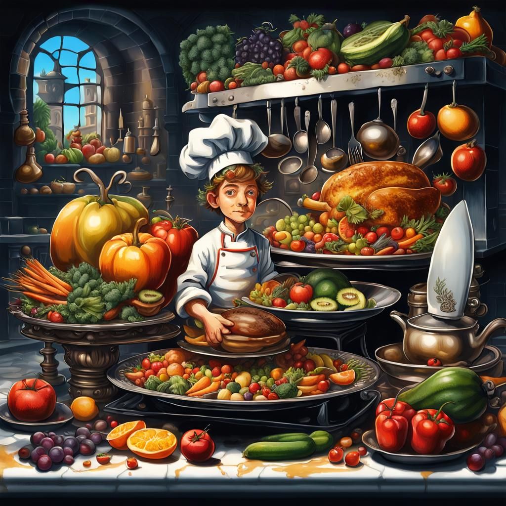 Fae Chef's First Day, Titian Style