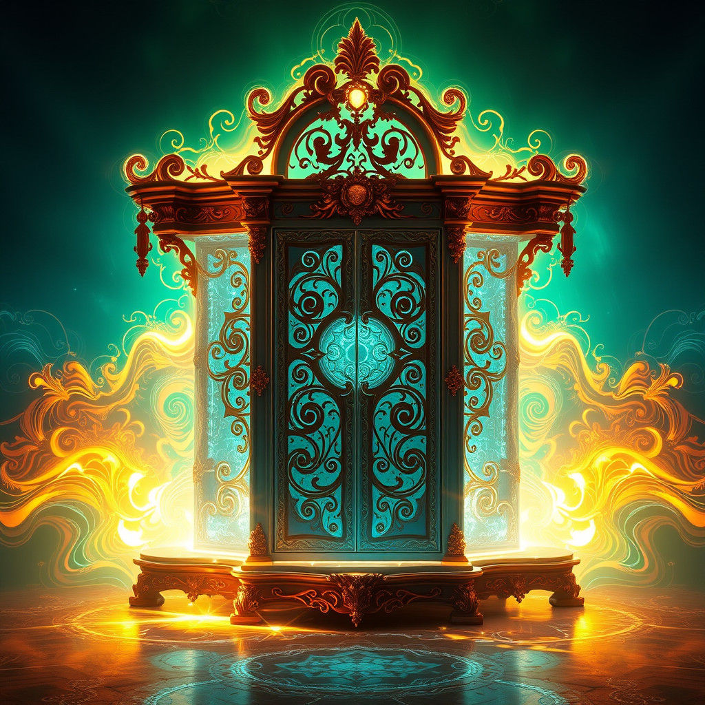 Luminous Cabinet of Light in Fantasy Style