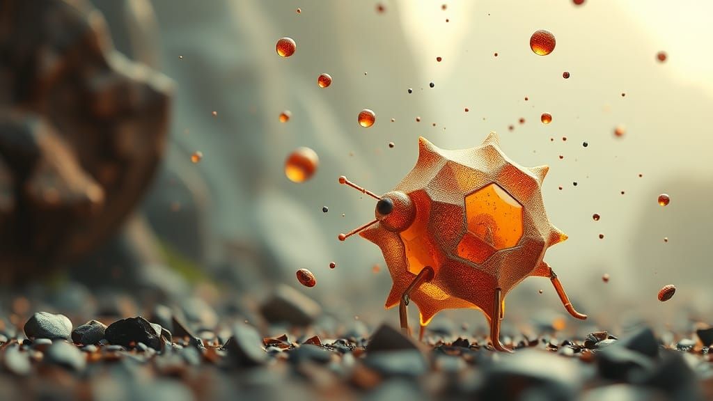 Abstract Sci-Fi Interface in Macro Photography