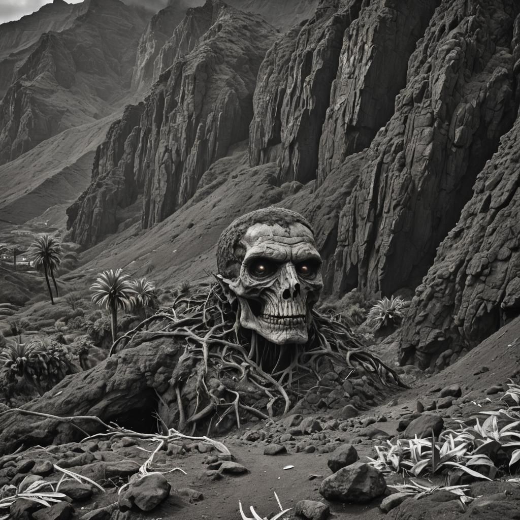 Sinister Tenerife Fantasy Illustration