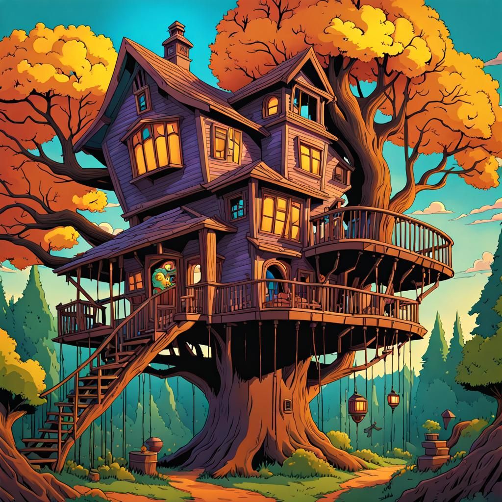 Simpsons Style Treehouse of Horror