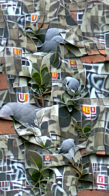 Grey Urban Camouflage Digital Art