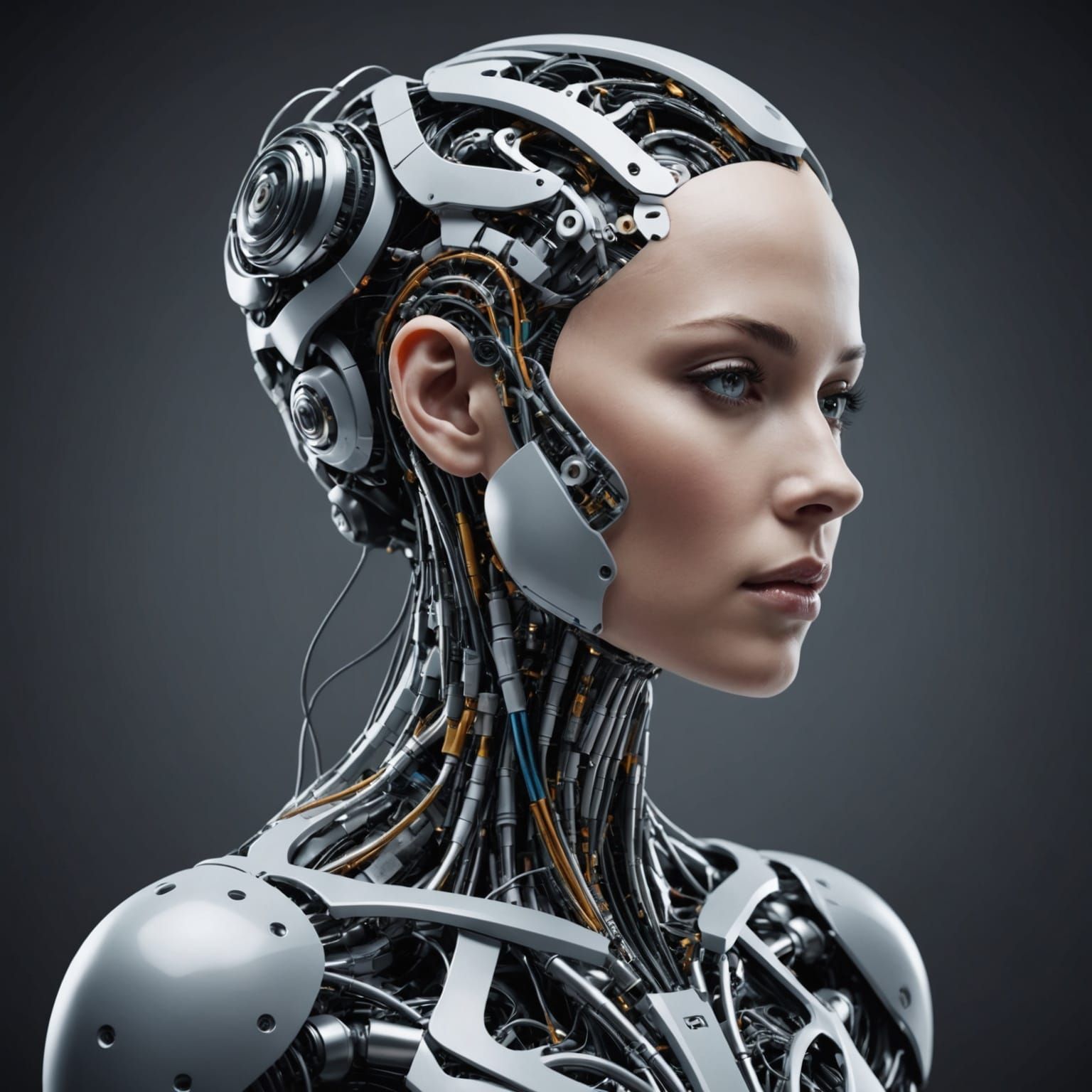 Hyperrealistic Human Body Art with AI Aesthetics