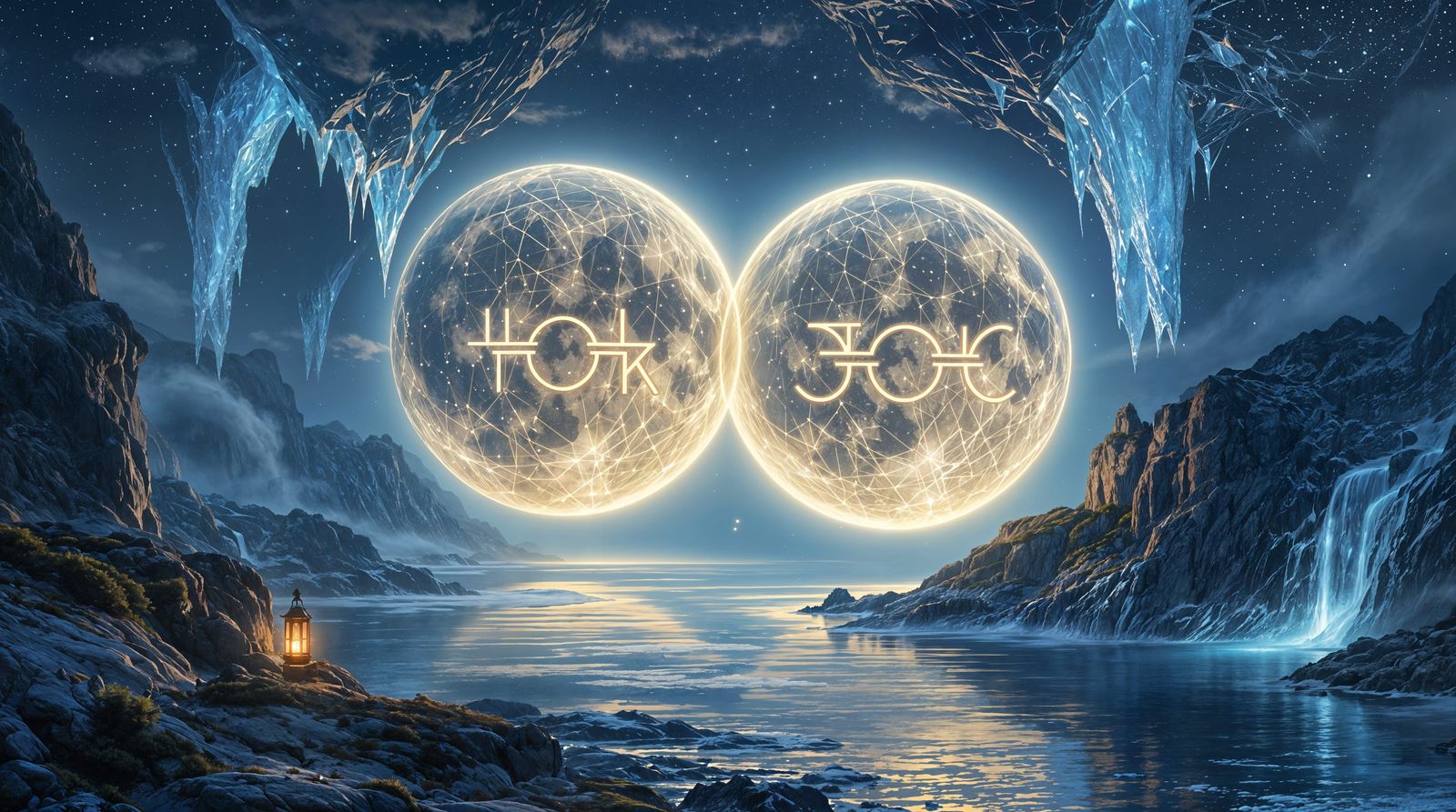 Cosmic Balance in Norwegian Twilight