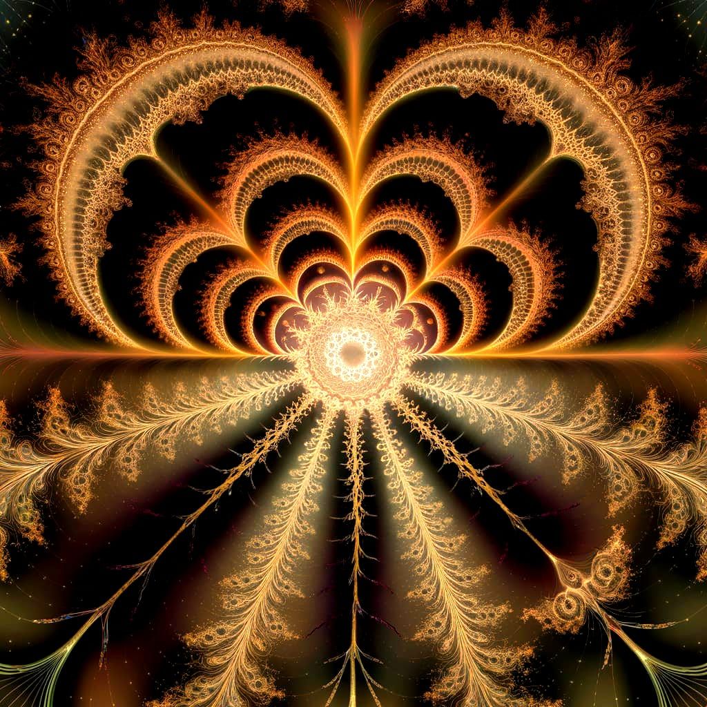 Cosmic Fractal Mandala in Sacred Geometry