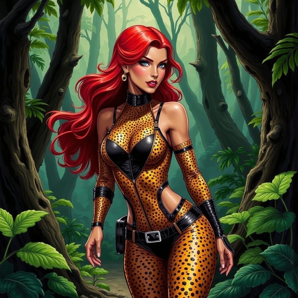 Redhead in Jungle: Silver Age Comic Art