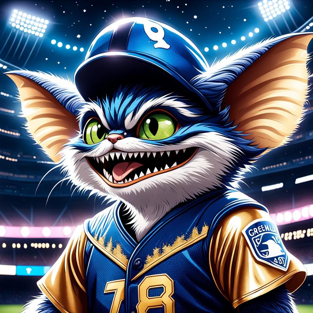 Intergalactic Gremlins Baseball Cosmic Standoff in Glitterpu...